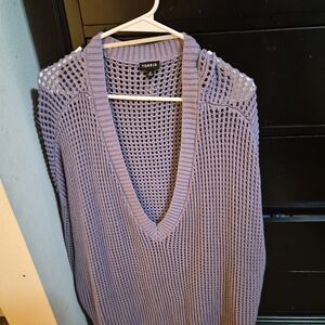 Torrid Lavender V-Neck Sweater